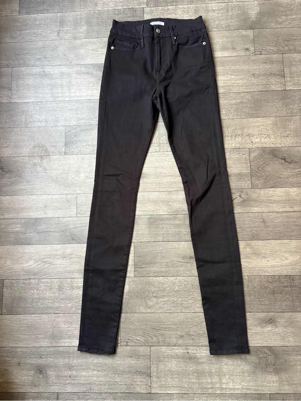 Good American Jet Black High-Rise Skinny Jeans